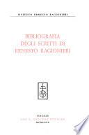 Bibliografia degli scritti di Ernesto Ragionieri