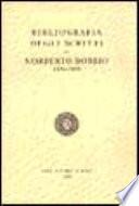 Bibliografia degli scritti di Norberto Bobbio