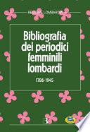Bibliografia dei periodici femminili lombardi (1786-1945)