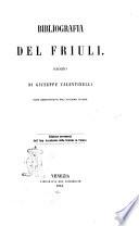 Bibliografia del Friuli saggio di Giuseppe Valentinelli
