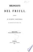 Bibliografia del Friuli saggio