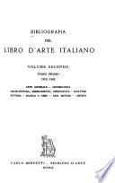 Bibliografia del libro d'arte italiano: 1952-1962. 2 v