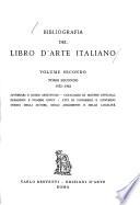 Bibliografia del libro d'arts italiano: 1952-1962. 2 v