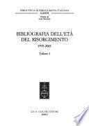 Bibliografia dell'età del Risorgimento