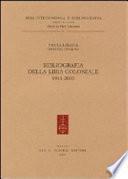 Bibliografia della Libia coloniale