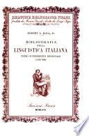 Bibliografia della linguistica italiana