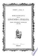 Bibliografia della linguistica italiana
