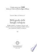 Bibliografia delle famiglie subalpine: C-E