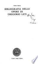 Bibliografia delle opere di Gregorio Leti