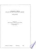Bibliografia delle opere sul diritto degli Stati Uniti in lingua straniera