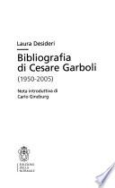 Bibliografia di Cesare Garboli