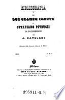 Bibliografia. Di due stampe ignote di Ottoviano Petrucci da Fossombrone