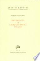 Bibliografia di Giordano Bruno, 1951-2000
