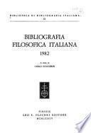 Bibliografia filosofica italiana (1982)