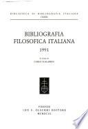 Bibliografia filosofica italiana (1991)