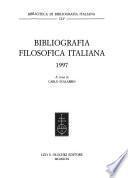 Bibliografia filosofica italiana (1997)