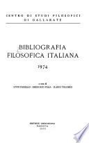 Bibliografia filosofica italiana