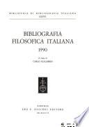 Bibliografia filosofica italiana