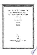 Bibliografia generale della lingua e della letteratura italiana
