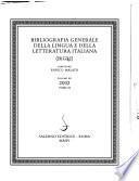 Bibliografia generale della lingua e della letteratura italiana