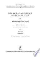 Bibliografia generale delle Isole Eolie