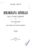 Bibliografia generale per la storia parmense