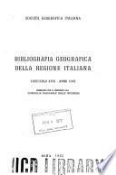 Bibliografia geografica della regione italiana