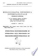 Bibliografia giuridica internazionale