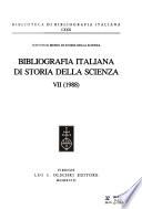 Bibliografia italiana di storia della scienza