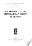 Bibliografia italiana di storia della scienza