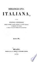 Bibliografia italiana