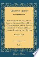 Bibliografia italiana