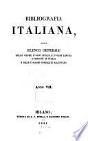 Bibliografia italiana