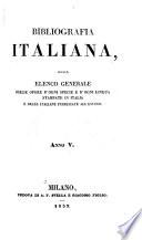 Bibliografia italiana