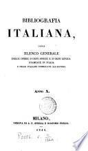 Bibliografia italiana. Nouva ser., ann
