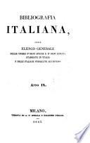 Bibliografia italiana, ossia elenco generale delle opere d'ogni specie e d'ogni lingua stampate in Italia e delle italiane pubblicate all'estero