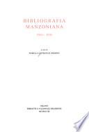 Bibliografia manzoniana 1980-1995