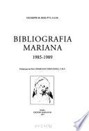 Bibliografia mariana: 1985-1989