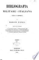 Bibliografia militare-italiana antica e moderna