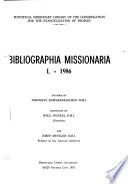 Bibliografia missionaria