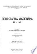 Bibliografia missionaria