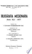 Bibliografia missionaria