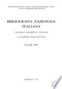Bibliografia nazionale italiana