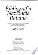 Bibliografia nazionale italiana