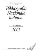 Bibliografia nazionale italiana