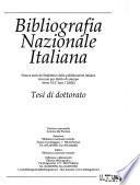 Bibliografia nazionale italiana