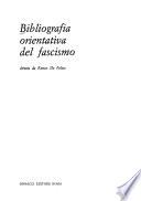 Bibliografia orientativa del fascismo