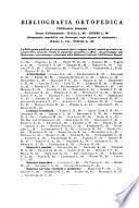 Bibliografia ortopedica