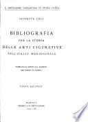 Bibliografia per la storia delle arti figurative nell'Italia meridionale