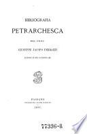 Bibliografia Petrarchesca